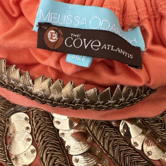 Melissa Odabash Womens Sanella Maxi Dress Gold Embellish Neck Cruise Resortwear - Picture 4 of 7